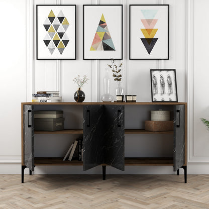 Μπουφές Καρυδί
Μαύρο Μάρμαρο 160x35x78cm | 845HCT5327