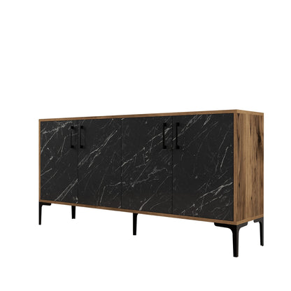 Μπουφές Καρυδί
Μαύρο Μάρμαρο 160x35x78cm | 845HCT5327
