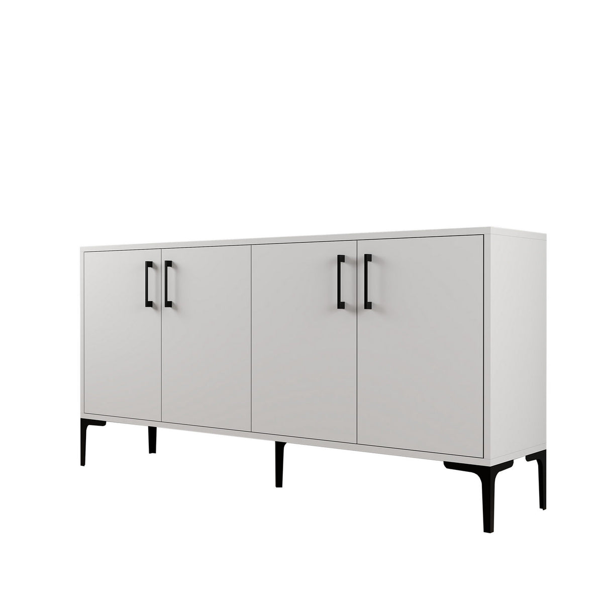 Μπουφές Λευκό 160x35x78cm | 845HCT5328