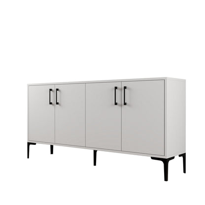 Μπουφές Λευκό 160x35x78cm | 845HCT5328