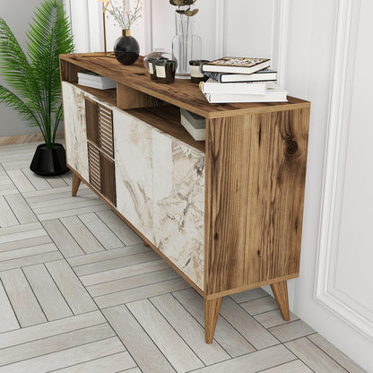 Μπουφές Καρυδί
Λευκό Μάρμαρο 160x35x78cm | 845HCT5331