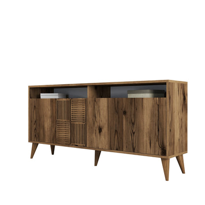 Μπουφές Καρυδί 160x35x78cm | 845HCT5332