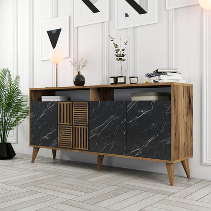 Μπουφές Καρυδί
Μαύρο Μάρμαρο 160x35x78cm | 845HCT5334