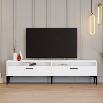 Έπιπλο Τηλεόρασης TV Βάση Σύνθεση Λευκό | 845HCT5521