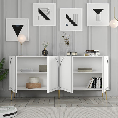 Μπουφές Λευκό
Χρυσό 180x35x80cm | 845HCT5527