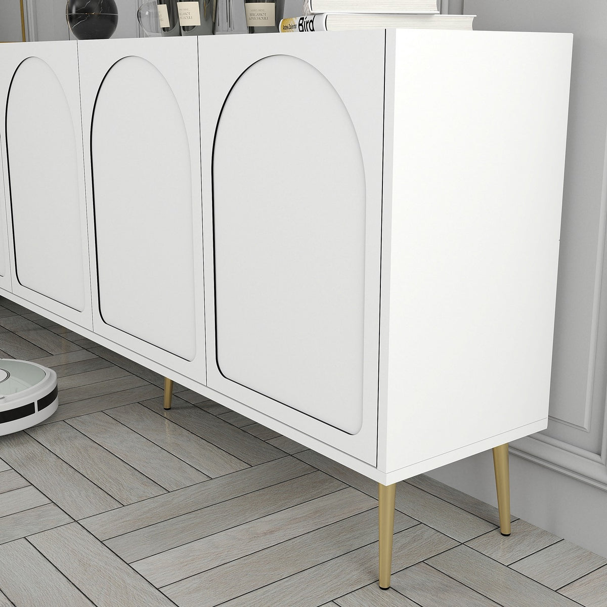 Μπουφές Λευκό
Χρυσό 180x35x80cm | 845HCT5527