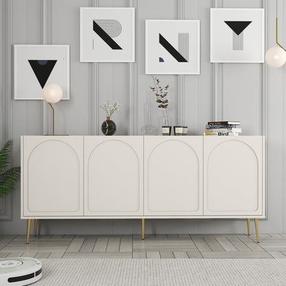 Μπουφές Κρεμ
Χρυσό 180x35x80cm | 845HCT5528