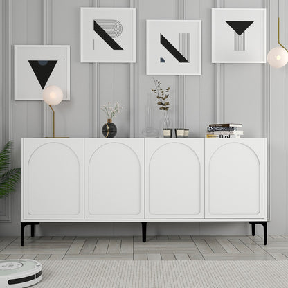 Μπουφές Λευκό
Μαύρο 180x35x79cm | 845HCT5530