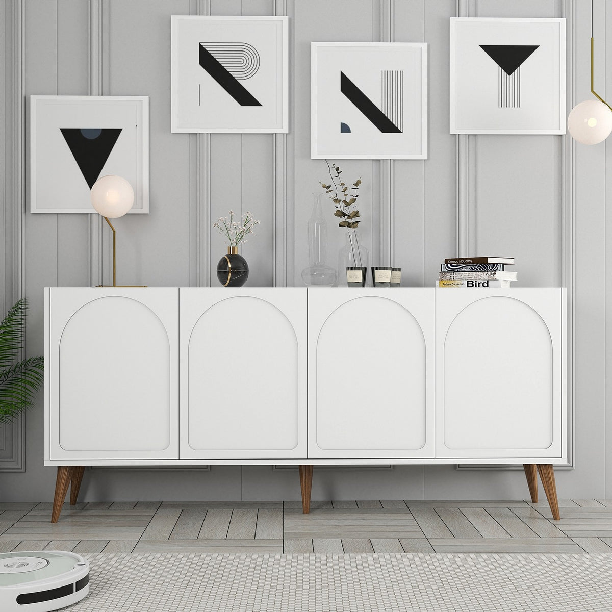 Μπουφές Λευκό
Καρυδί 180x35x81cm | 845HCT5533