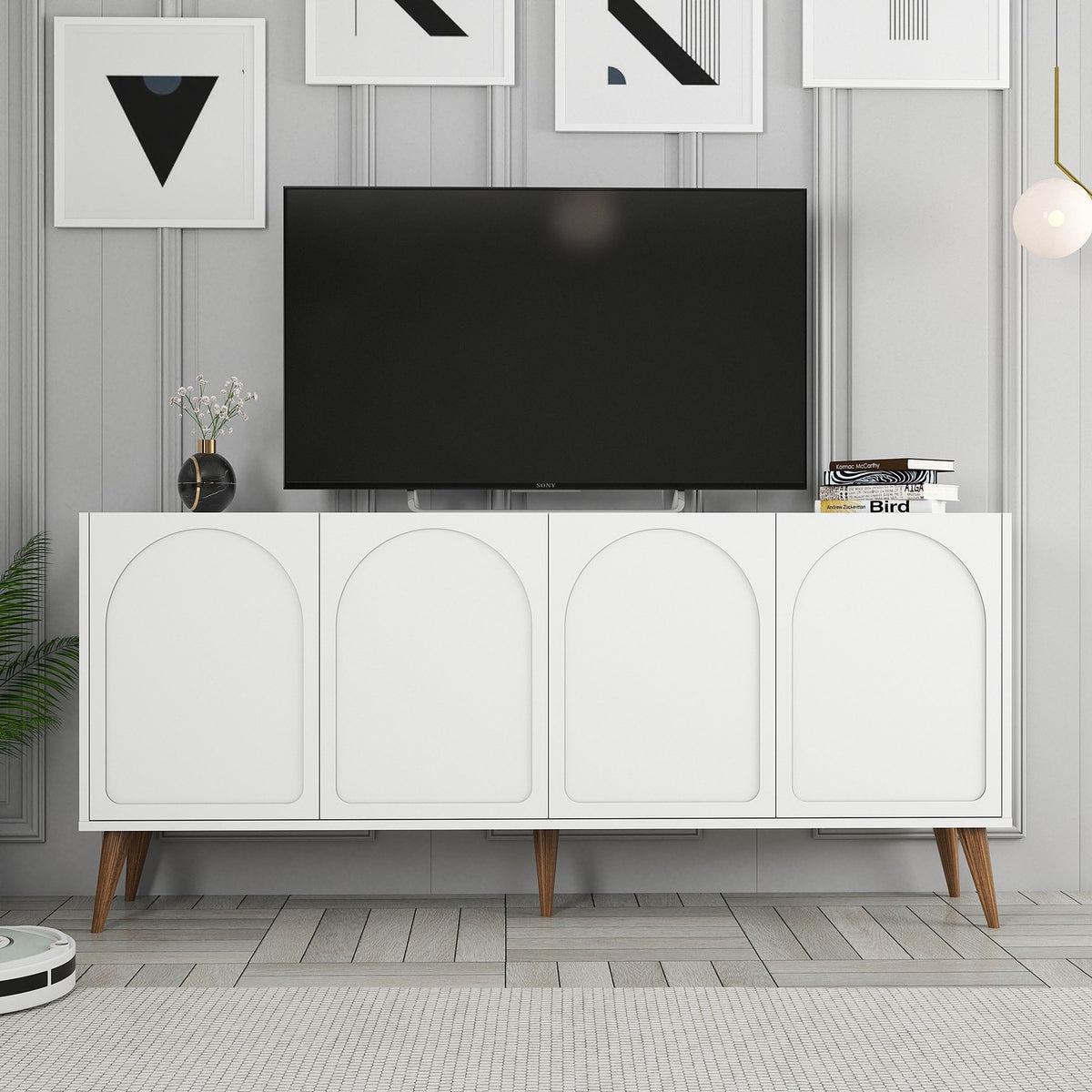 Μπουφές Λευκό
Καρυδί 180x35x81cm | 845HCT5533