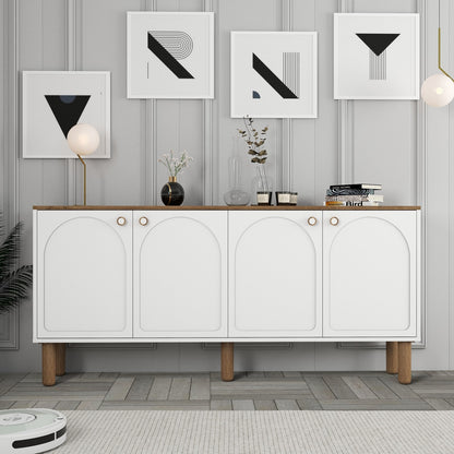 Μπουφές Λευκό 180x35x84cm | 845HCT5536