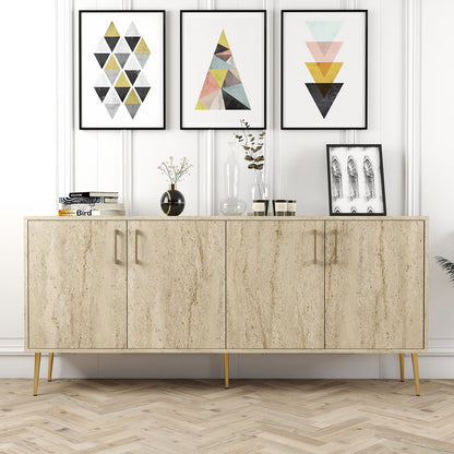 Μπουφές Τραβερτίνη 180x35x78cm | 845HCT5602