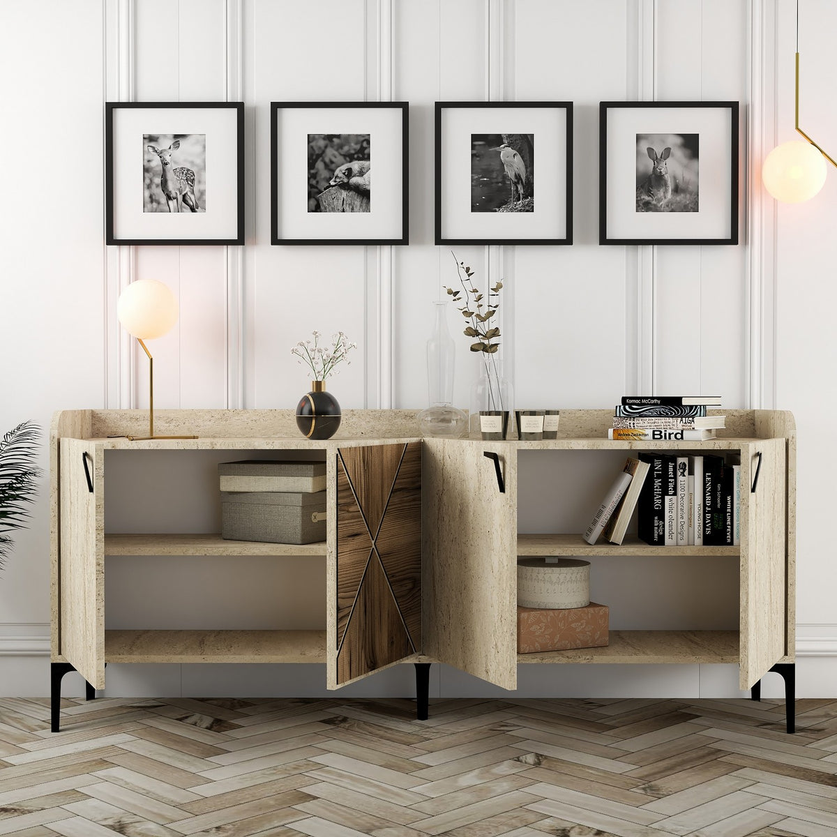 Μπουφές Καρυδί
Τραβερτίνη 180x35x78cm | 845HCT5612