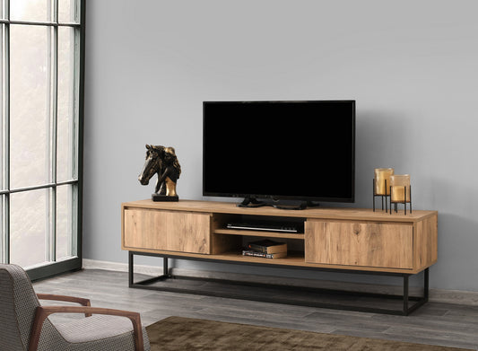 Έπιπλο Τηλεόρασης TV Βάση Σύνθεση Μαύρο Pine | 854KLN3004