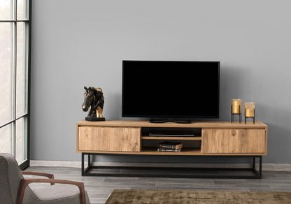 Έπιπλο Τηλεόρασης TV Βάση Σύνθεση Μαύρο Pine | 854KLN3004
