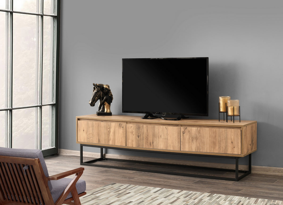 Έπιπλο Τηλεόρασης TV Βάση Σύνθεση Μαύρο Pine | 854KLN3007