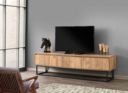Έπιπλο Τηλεόρασης TV Βάση Σύνθεση Μαύρο Pine | 854KLN3007