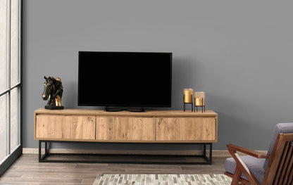 Έπιπλο Τηλεόρασης TV Βάση Σύνθεση Μαύρο Pine | 854KLN3007