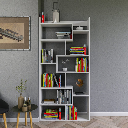 Βιβλιοθήκη 90 × 22 × 182 εκ. Λευκό GR854KLN3602