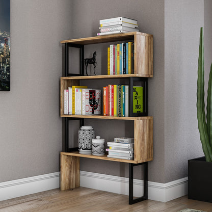Βιβλιοθήκη 80 × 22 × 128 εκ. Καρυδί GR854KLN3603