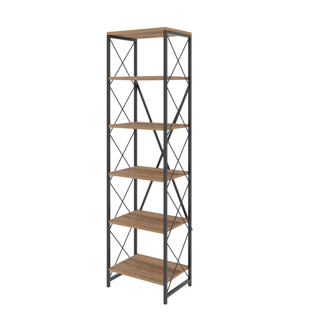 Βιβλιοθήκη 50 × 30 × 180 εκ. Atlantic Pine Μαύρο GR854KLN3605