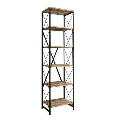 Βιβλιοθήκη 50 × 30 × 180 εκ. Atlantic Pine Μαύρο GR854KLN3605