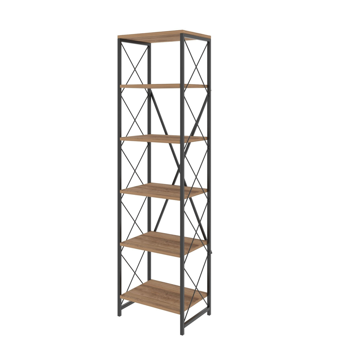 Βιβλιοθήκη 50 × 30 × 180 εκ. Atlantic Pine Μαύρο GR854KLN3605