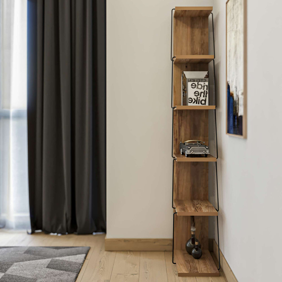 Βιβλιοθήκη 50 × 22 × 150 εκ. Pine GR854KLN3606
