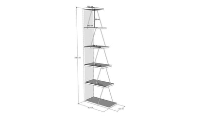 Βιβλιοθήκη 50 × 22 × 150 εκ. Λευκό GR854KLN3607