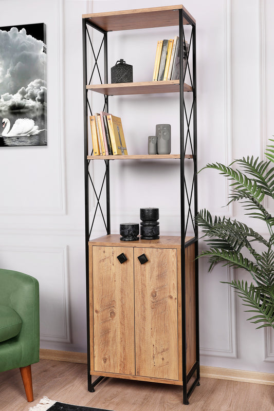 Βιβλιοθήκη 49 × 30 × 180 εκ. Pine GR854KLN3612