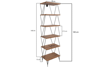Βιβλιοθήκη 46 × 30 × 165 εκ. Pine GR854KLN4317