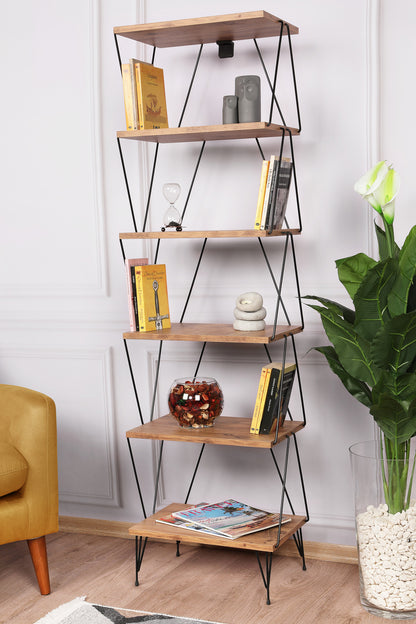 Βιβλιοθήκη 46 × 30 × 165 εκ. Pine GR854KLN4317