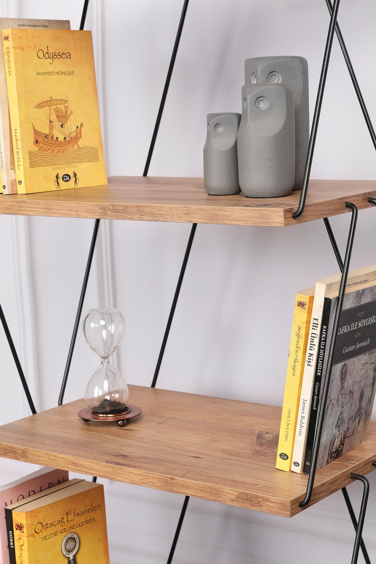 Βιβλιοθήκη 46 × 30 × 165 εκ. Pine GR854KLN4317
