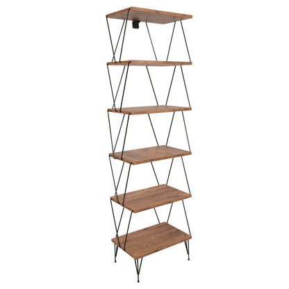 Βιβλιοθήκη 46 × 30 × 165 εκ. Pine GR854KLN4317