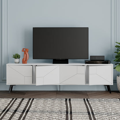 Έπιπλο Τηλεόρασης TV Βάση Σύνθεση Λευκό | 855DTE3094