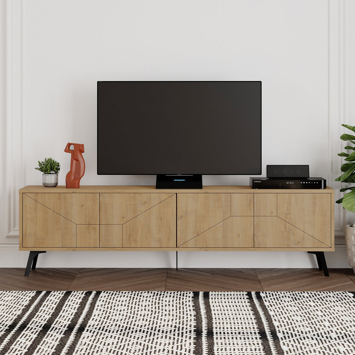 Έπιπλο Τηλεόρασης TV Βάση Σύνθεση Δρυς | 855DTE3095