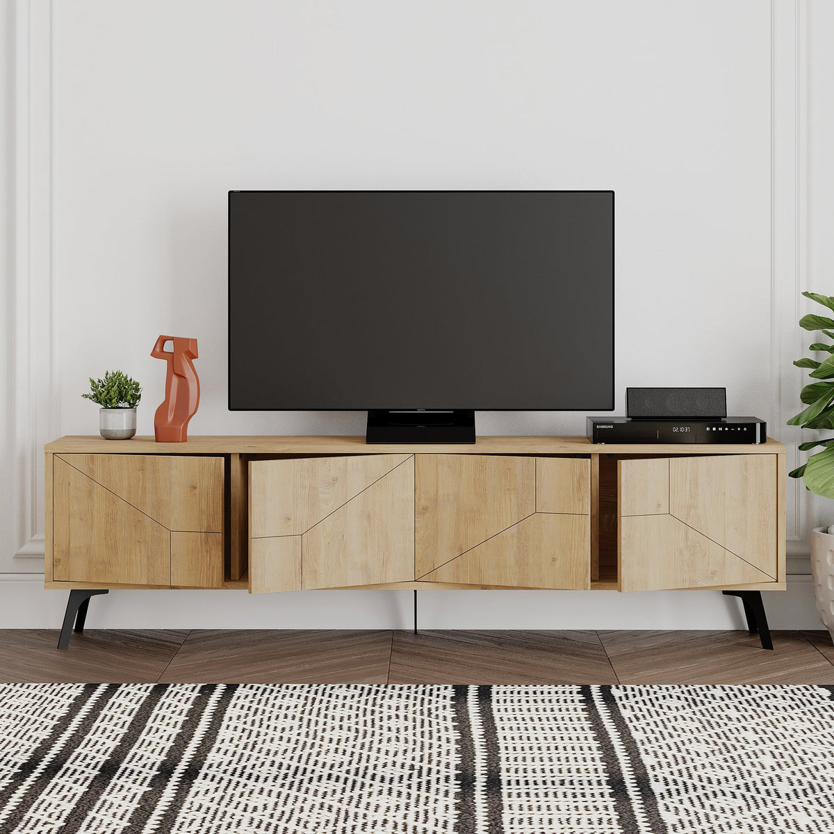 Έπιπλο Τηλεόρασης TV Βάση Σύνθεση Δρυς | 855DTE3095