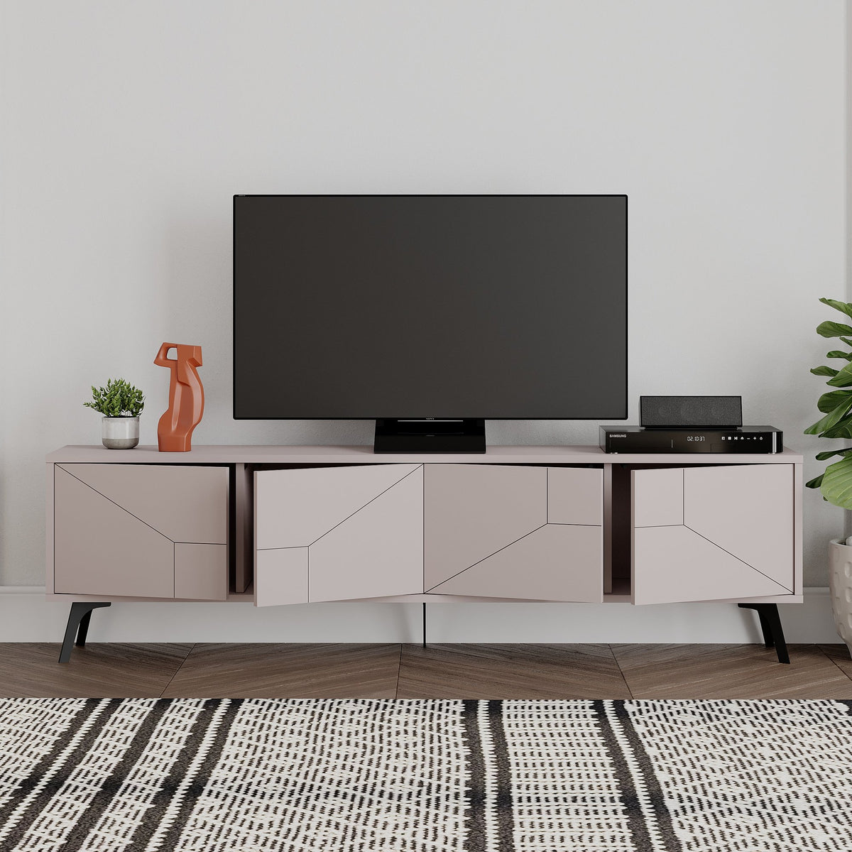 Έπιπλο Τηλεόρασης TV Βάση Σύνθεση Light Mocha | 855DTE3096