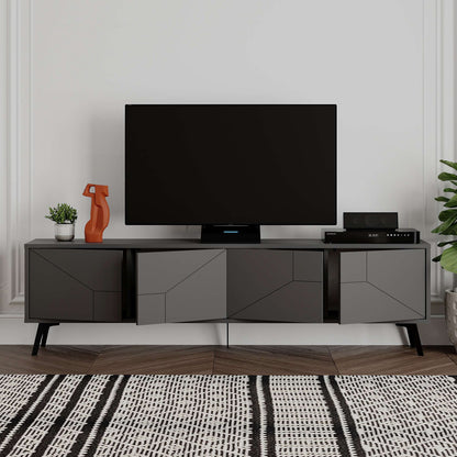 Έπιπλο Τηλεόρασης TV Βάση Σύνθεση Ανθρακί | 855DTE3171