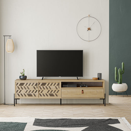 Έπιπλο Τηλεόρασης TV Βάση Σύνθεση Sapphire Δρυς | 855DTE3175