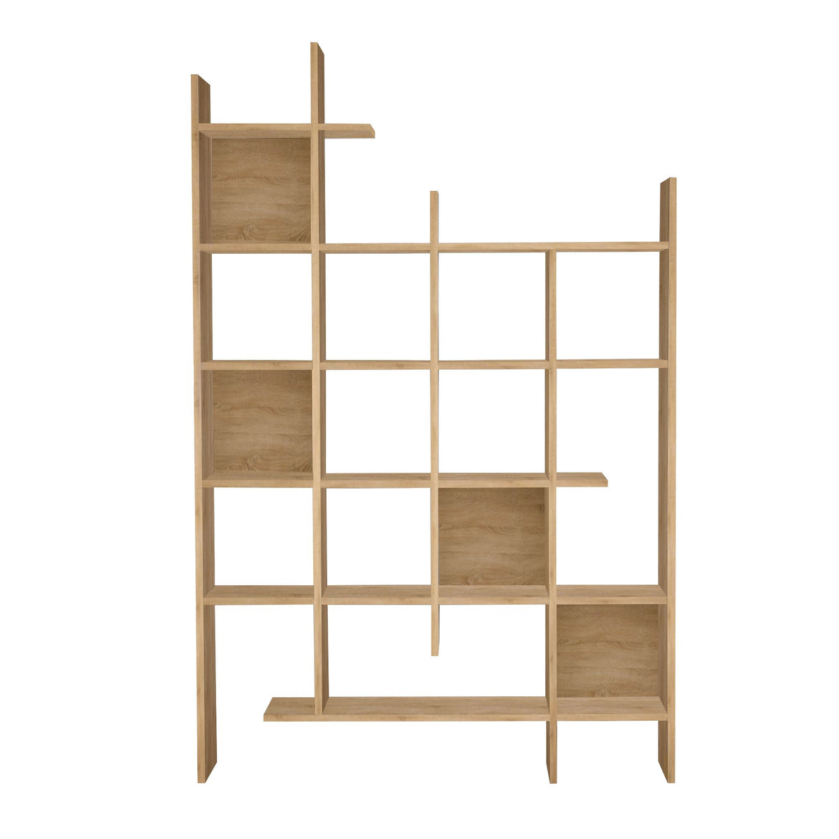 Βιβλιοθήκη 122 × 25,5 × 188 εκ. Δρυς GR855DTE3695