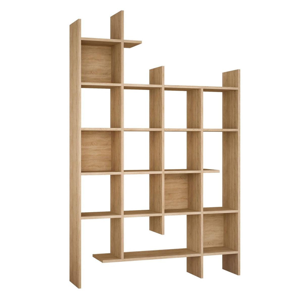 Βιβλιοθήκη 122 × 25,5 × 188 εκ. Δρυς GR855DTE3695