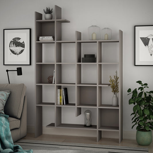 Βιβλιοθήκη 122 × 25,5 × 188 εκ. Light Mocha GR855DTE3696