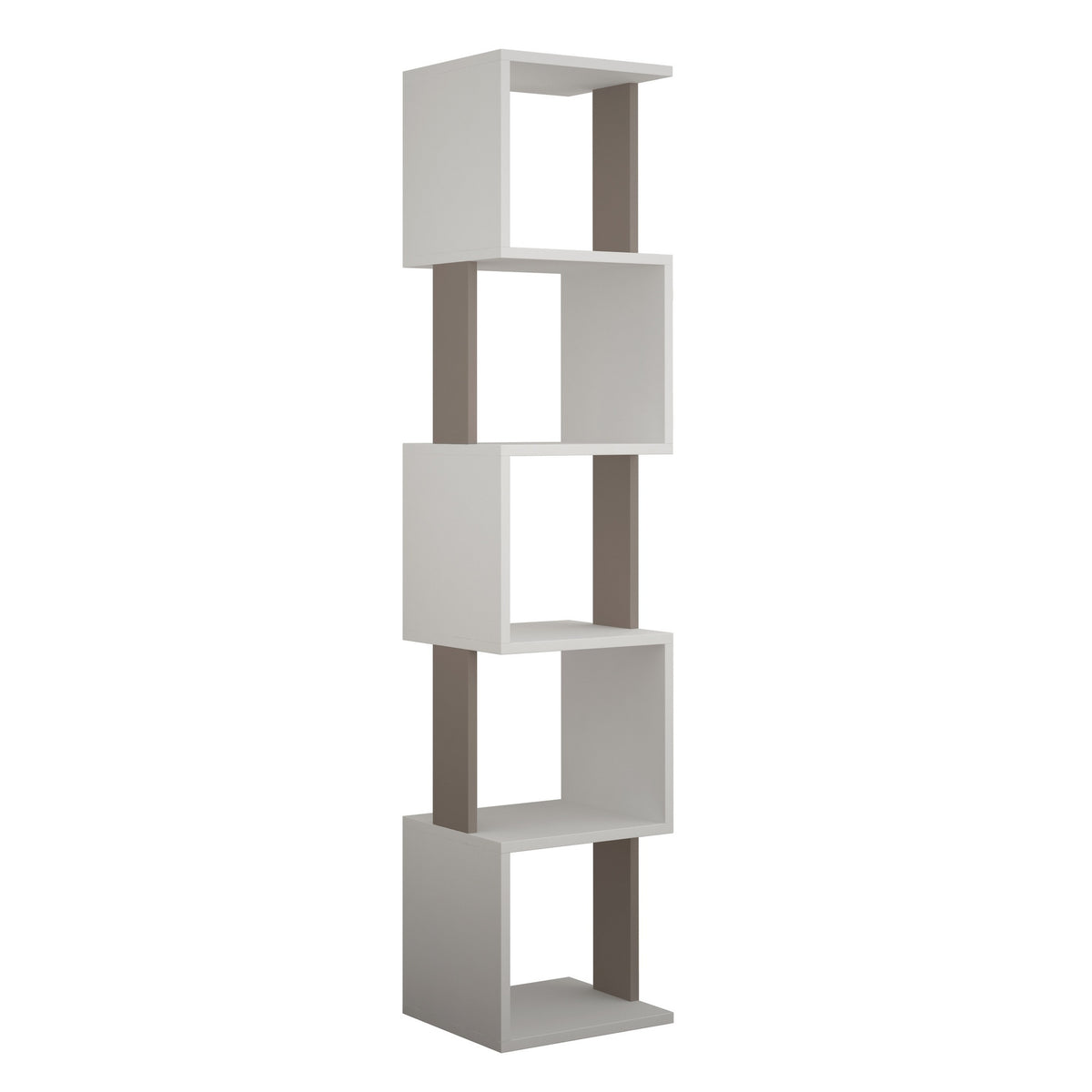 Βιβλιοθήκη 35 × 30 × 161 εκ. Λευκό Light Mocha GR855DTE3703