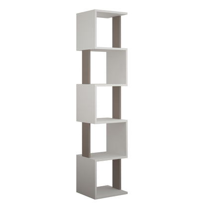 Βιβλιοθήκη 35 × 30 × 161 εκ. Λευκό Light Mocha GR855DTE3703