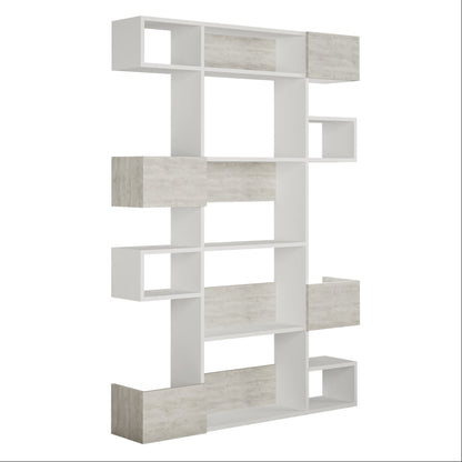 Βιβλιοθήκη 120 × 27 × 171 εκ. Λευκό GR855DTE3720