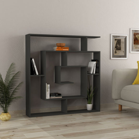 Βιβλιοθήκη 125 × 22 × 128,6 εκ. Ανθρακί GR855DTE5302
