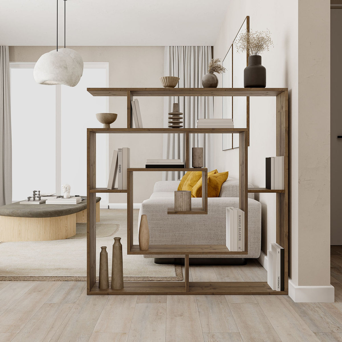 Βιβλιοθήκη 125 × 22 × 128,6 εκ. Hitit GR855DTE5305