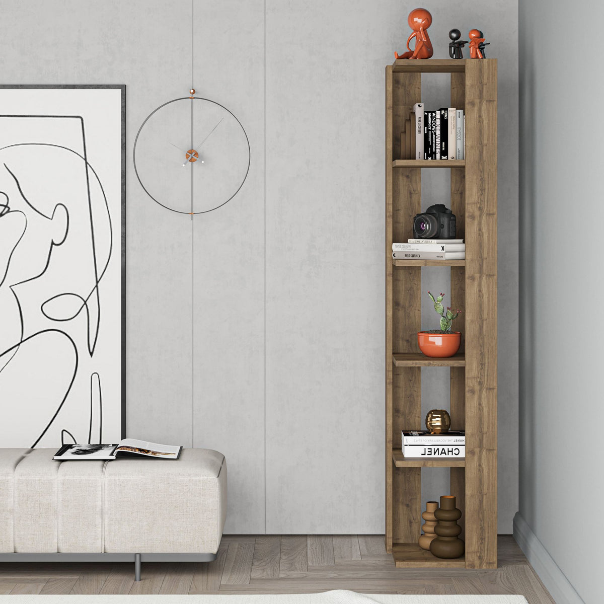Βιβλιοθήκη 31,8 × 31,8 × 160,8 εκ. Hitit GR855DTE5312