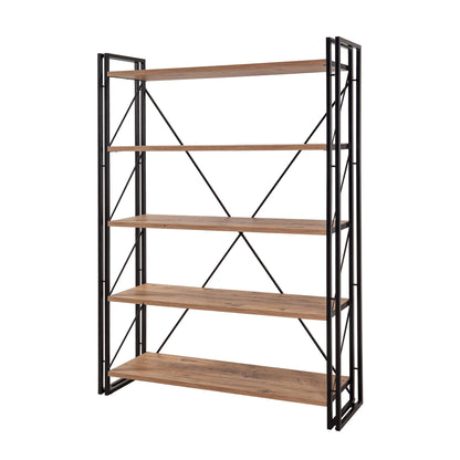 Βιβλιοθήκη 130 × 35 × 180 εκ. Atlantic Pine Μαύρο GR863SPH3604